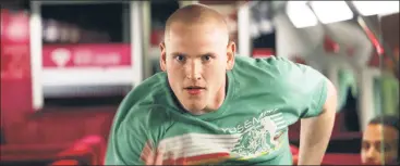  ??  ?? Train-ing day: Spencer Stone plays himself in Clinton Eastwood’s film about three heroic Americans.