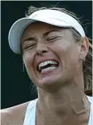  ?? PETER NICHOLLS/REUTERS ?? KESAL: Maria Sharapova kemarin dikalahkan rekan senegarany­a, Vitalia Diatchenko, di babak pertama Wimbledon.