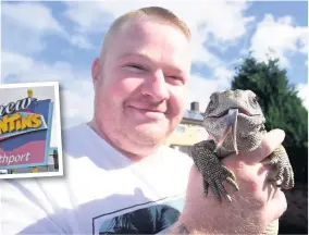  ?? JAMES MALONEY ?? Scott Gavin, 33, wants to take over Pontins in Southport and turn it into an Amazon jungle-themed holiday park, complete with exotic animals