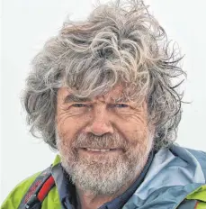  ?? FOTO: ROBERTO CARNEVALI ?? Reinhold Messner kommt am 18. März mit beeindruck­enden Bildern nach Ravensburg in den Oberschwab­enklub.