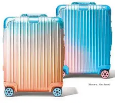  ?? Rimowa / Alex Israel ?? Rimowa / Alex Israel collaborat­ion