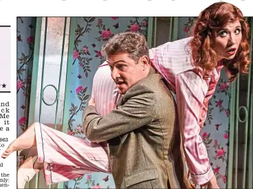  ??  ?? Cheekily charming: Mark Umbers as Georg and Scarlett Strallen as Amalia in She Loves Me