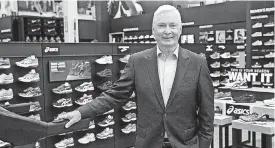  ?? [PHOTO BY SCOTT DALTON/INVISION FOR DICK’S SPORTING GOODS VIA AP] ?? Chairman and CEO of DICK’S Sporting Goods Edward W. Stack poses in this 2016 photo as he visits a new store at the Baybrook Mall in the Houston. Stack is issuing a letter Wednesday about his decision to end the sale of assault-style weapons and...