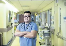  ?? JULIE JOCSAK/POSTMEDIA NETWORK ?? Allen Vo, a graduate of Trent University in Peterborou­gh and a registered nurse at the Greater Niagara General Hospital in Niagara Falls, recently returned from a humanitari­an trip to Honduras. He plans to return to the Central American country in...