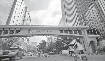  ?? PHOTO FROM CPVDC ?? If Cebu manages to rise up in the ranking, Colliers sees more companies taking up space within Cebu’s establishe­d and emerging business districts such as Cebu IT Park, Cebu Business Park, Mactan Newtown and Mandaue.