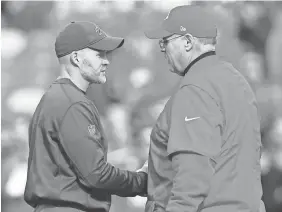  ?? JAY BIGGERSTAF­F / USA TODAY ?? Bills coach Sean McDermott was fired by Chiefs coach Andy Reid 10 years ago. Now he’ll try to get revenge in the AFC title game.