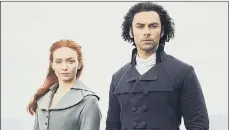  ?? PICTURES: BBC. ?? LEADING LADY: Top, Eleanor Tomlinson as Amy and Rafe Spall as George in The War Of The Worlds. Above, Eleanor in Poldark with Aidan Turner.