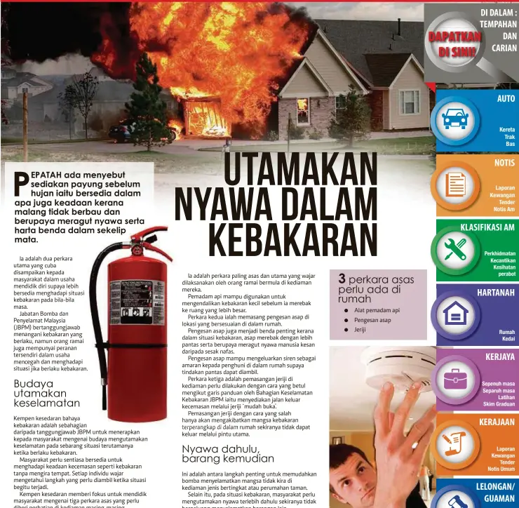 Utamakan Nyawa Dalam Kebakaran Pressreader
