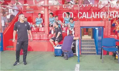  ?? CD CASTELLÓN ?? ▶▶ Sergi Escobar, en esta ocasión, hizo hasta siete cambios respecto al partido del domingo ante el Villarreal B.