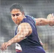 ?? PTI ?? India’s Kamalpreet Kaur finished sixth in the women's discus throw final, in Tokyo on Monday.