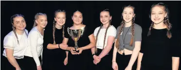  ??  ?? Senior stars Ayr Academy were secondary school category winners