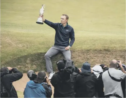  ??  ?? 0 Jordan Spieth’s triumph in The Open at Royal Birkdale was an obvious highlight of the summer of golf.