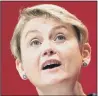  ??  ?? YVETTE COOPER: Thanked MPs for their support after she was re-elected unopposed.