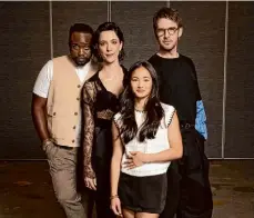  ?? Matt Licari/Invision ?? Brian Tyree Henry, from left, Rebecca Hall, Kaylee Hottle and Dan Stevens are the movie’s “side show.”