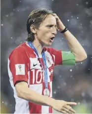  ??  ?? 0 Luka Modric drove Croatia to unexpected heights.