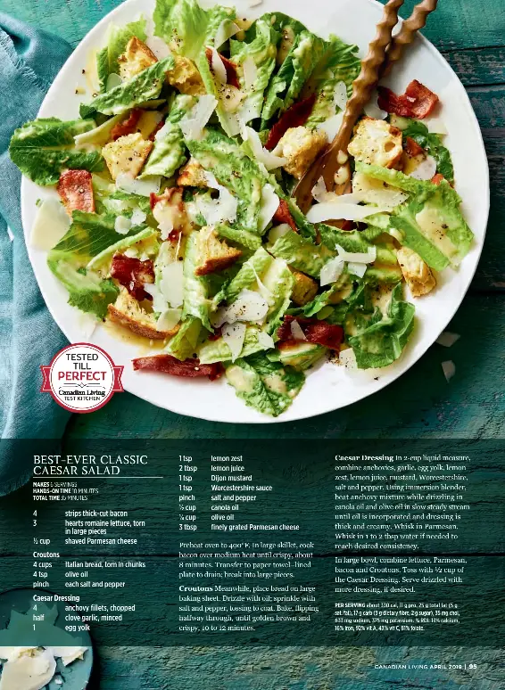Best Ever Classic Caesar Salad Pressreader