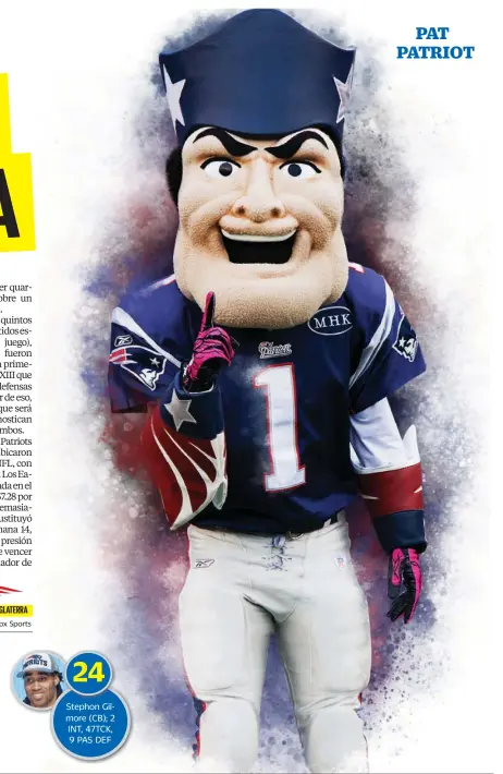  ??  ?? PAT PATRIOT