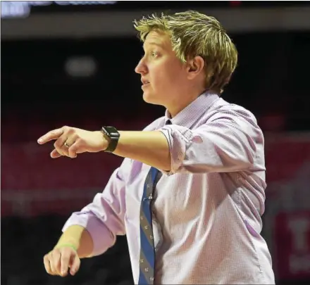  ?? PETE BANNAN — DIGITAL FIRST MEDIA FILE ?? West Chester Henderson coach Greta Neff has turned the Warriors into a force to be reckoned with in District 1, just a few years removed from losing season after losing season.