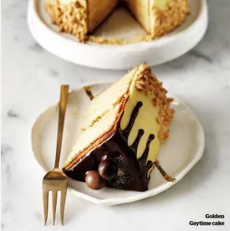  ??  ?? Golden Gaytime cake