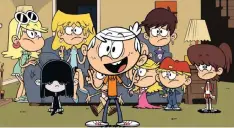  ?? ?? An image from Nickelodeo­n’s animated series Loud House.