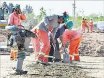  ??  ?? PREDIO. En las 90 hectáreas del predio trabajan decenas de obreros.