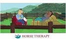  ??  ?? Never a show to simplify things ... BoJack attends therapy in season six of the show. Photograph: Netflix