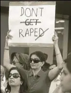  ?? PARVEEN KUMAR/HINDUSTAN ?? A protest against the rape of a minor in Kathua, April 18