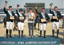  ??  ?? New Zealand were crowned champions in the FEI Nations Cup event.