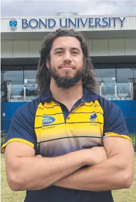  ?? Picture: Andrew Bryan ?? Bond University vice-captain Dylan Rowe.