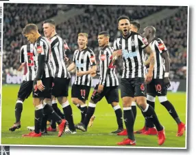  ??  ?? Newcastle United were hammered 3-0 by West Ham at St James’ Park earlier this season, dejected players pictured left, but last season the Magpies won 3-2 at the London Stadium players show their delight above. Inset left, competitio­n is so hard Ki is fighting for a place in the first team