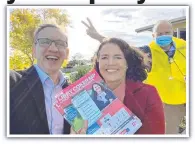  ?? ?? Labor MPs Julian Hill and Libby Coker and sacked AEC worker Greg Whitfield