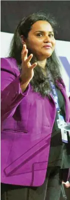  ?? Photo: ?? Youth4Clim­ate chair Jayathma Wickramar. COP26