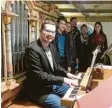  ?? Foto: Rosmarie Gumpp ?? Organist Christoph Stiglmeir und seine Gruppe TalentFrei erfreuten mit ihrem Konzert.