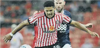  ??  ?? Tyias Browning in action for Sunderland.