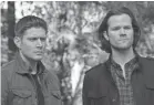  ?? JACK ROWAND/CW ?? Jensen Ackles, left, and Jared Padalecki have built a fan base as the Winchester brothers.