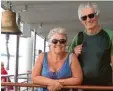  ?? Foto: Parker ?? Die Briten Susan und Brian Parker vermissen nach ihrem Bayern-Urlaub in diesem Jahr drei Ringe.