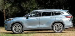  ??  ?? Well-equipped, comfortabl­e and roomy, the Highlander is a family-friendly crossover with wide appeal.