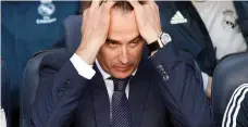  ??  ?? Julen Lopetegui lasted just 14 games as Real Madrid manager, winning six matches