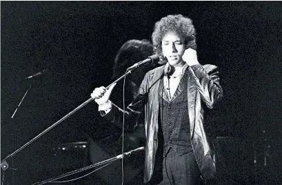  ?? PIERRE GUILLAUD AFP/TRIBUNE NEWS SERVICE FILE PHOTO ?? Bob Dylan wasn’t afraid to criticize — or praise — his own work in a previously unpublishe­d interview with his friend Tony Glover.