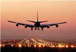  ??  ?? India lacks a law to protect its civil aviation (Representa­tional Image)