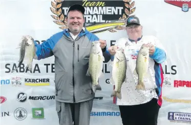  ?? ?? Etienne and Felicity Carey are the South African Bass Trail champions.