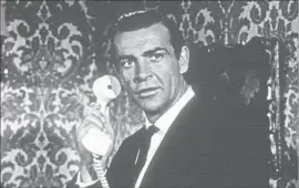  ?? MGM Home Entertainm­ent ?? SEAN CONNERY starred as James Bond in the 1963 movie “From Russia With Love.” The secret agent was known to prefer his martinis shaken, not stirred.