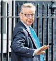  ??  ?? Michael Gove denies leaking the story about the Queen backing Brexit