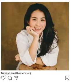  ?? Nancy Lim (@hkmehmeh) ??