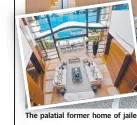  ??  ?? The palatial former home of jailed Billabong boss Matthew Perrin is changing hands.