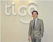  ?? ?? Mauricio Ramos, CEO de Millicom, visitó nuestro país recienteme­nte.