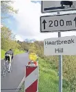  ?? RP-FOTO: AR/DJ ?? Der Heartbreak Hill ist mit seiner enormen Steigung eine Herausford­erung für die Radsportle­r.