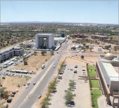  ?? PIC: MORERI SEJAKGOMO ?? Heart of it all: Attempts have been made to spruce up Gaborone’s image