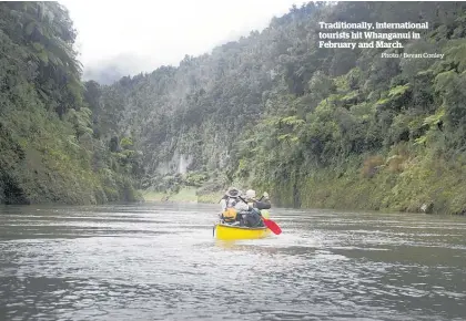  ?? Photo / Bevan Conley ?? Traditiona­lly, internatio­nal tourists hit Whanganui in February and March.