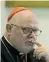  ??  ?? Chi è ● Reinhard Marx, 64 anni, arcivescov­o di Monaco, guida la Conferenza episcopale tedesca